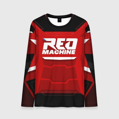 Мужской лонгслив 3D Red Machine