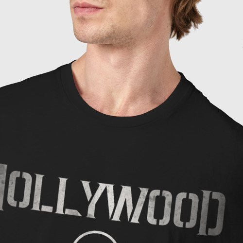 Мужская футболка хлопок с принтом Hollywood Undead, фото #4