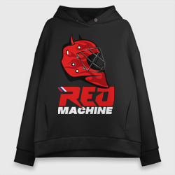 Женское худи Oversize хлопок Red Machine