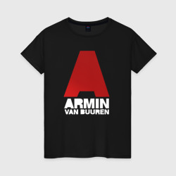 Женская футболка хлопок Armin van Buuren