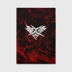 Обложка для автодокументов Velial Squad red abstract