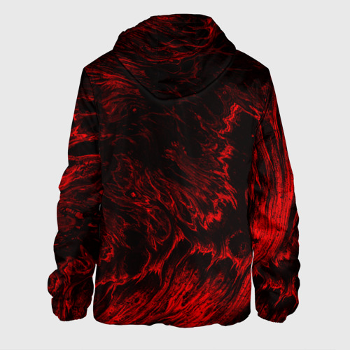 Мужская куртка 3D Velial Squad red abstract, цвет 3D печать - фото 2