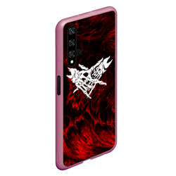 Чехол для Honor 20 Velial Squad red abstract - фото 2