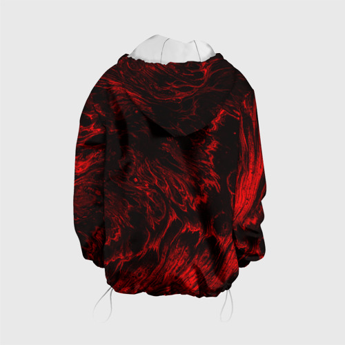 Детская куртка 3D Velial Squad red abstract, цвет белый - фото 2