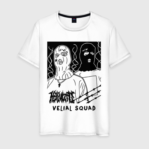 Мужская футболка хлопок VELIAL SQUAD, цвет белый