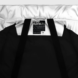 Куртка с принтом Без дизайна для любого человека, вид спереди №5. Цвет основы: черный