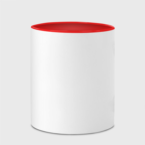 Кружка с полной запечаткой Без дизайна, цвет белый + красный - фото 4