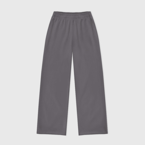 Женские брюки oversize без начеса хлопок Без дизайна