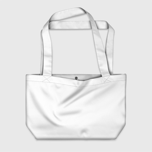Пляжная сумка с принтом Без дизайна, вид спереди №1