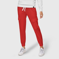 Женские брюки карго хлопок Без дизайна - фото 2