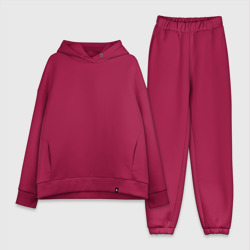Женский костюм хлопок Oversize Без дизайна