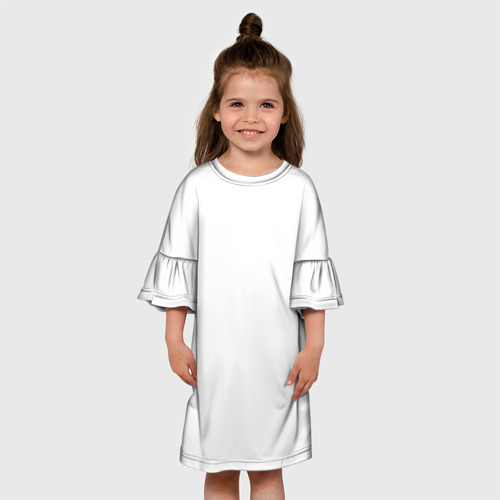 Детское платье 3D Без дизайна, цвет 3D печать - фото 4