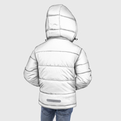 Куртка с принтом Без дизайна для любого человека, вид сзади №2. Цвет основы: черный