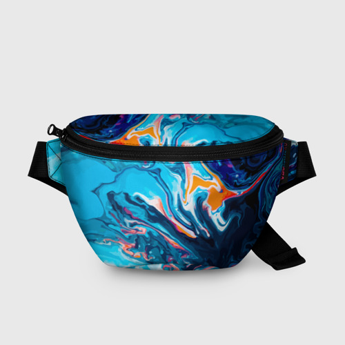 Поясная сумка 3D Волны красок