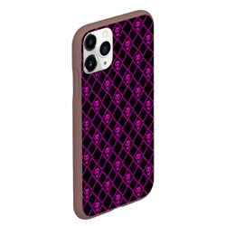 Чехол для iPhone 11 Pro Max матовый Killer Queen фиолетовый узор - фото 2