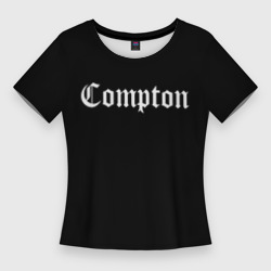 Женская футболка 3D Slim Комптон