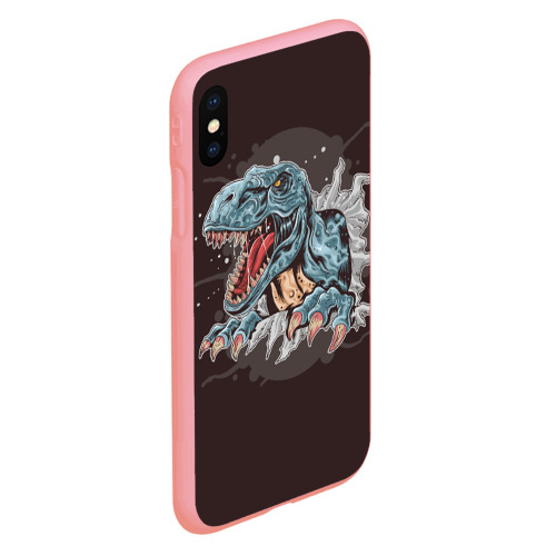 Чехол для iPhone XS Max матовый T-Rex, цвет баблгам - фото 3