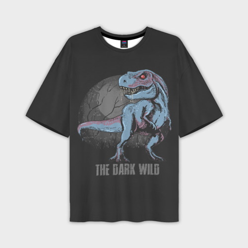 Мужская футболка oversize 3D T Rex, цвет 3D печать