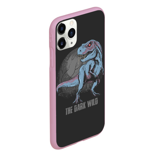 Чехол для iPhone 11 Pro Max матовый T Rex, цвет розовый - фото 3