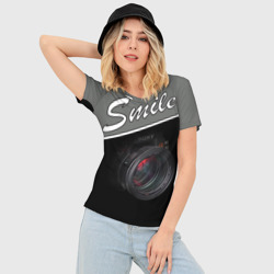 Женская футболка 3D Slim Smile - фото 2
