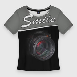 Женская футболка 3D Slim Smile