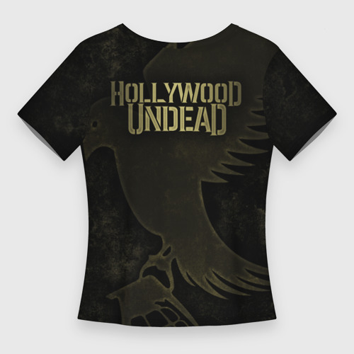 Женская футболка 3D Slim Hollywood Undead, цвет 3D печать - фото 2