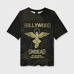 Женская футболка oversize 3D Hollywood Undead