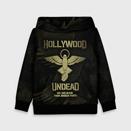 Детская толстовка 3D Hollywood Undead, цвет черный