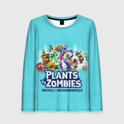 Женский лонгслив 3D Plants vs. Zombies