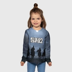 Детский лонгслив 3D Red dead Redemption - фото 2