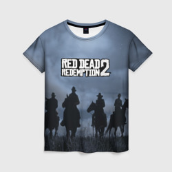 Женская футболка 3D Red dead Redemption