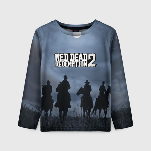 Детский лонгслив 3D Red dead Redemption