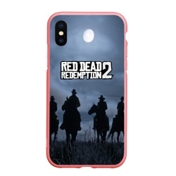 Чехол для iPhone XS Max матовый Red dead Redemption