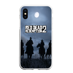 Чехол для iPhone XS Max матовый Red dead Redemption