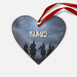 Деревянная игрушка Сердце Red dead Redemption