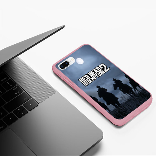 Чехол для iPhone 7Plus/8 Plus матовый Red dead Redemption, цвет баблгам - фото 5