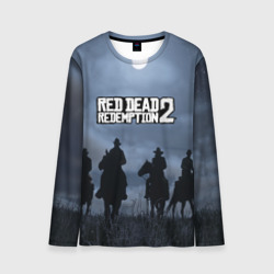 Мужской лонгслив 3D Red dead Redemption