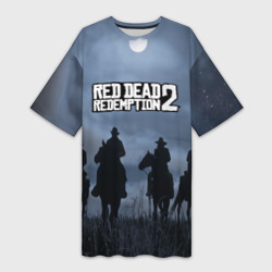 Платье-футболка 3D Red dead Redemption