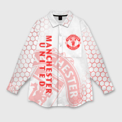 Мужская рубашка oversize 3D Манчестер Юнайтед FCMU Manchester united