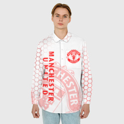 Мужская рубашка oversize 3D Манчестер Юнайтед FCMU Manchester united - фото 2