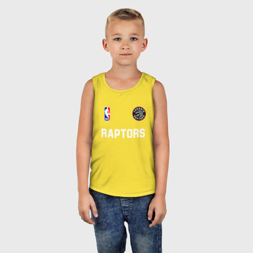 Детская майка хлопок Toronto Raptors NBA, цвет желтый - фото 5