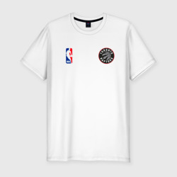 Мужская футболка хлопок Slim Toronto Raptors NBA