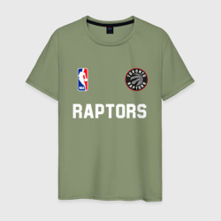 Мужская футболка хлопок Toronto Raptors NBA