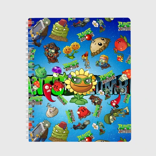 Тетрадь Plants vs Zombies