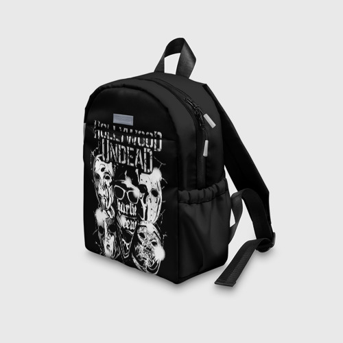 Детский рюкзак 3D с принтом Hollywood Undead, вид сбоку #3
