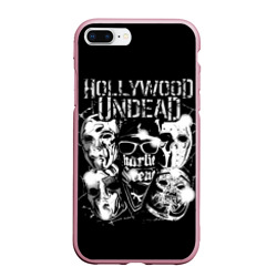 Чехол для iPhone 7Plus/8 Plus матовый Hollywood Undead