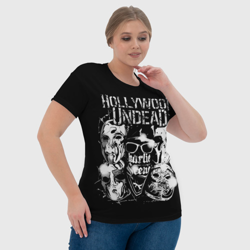 Женская футболка 3D с принтом Hollywood Undead, фото #4