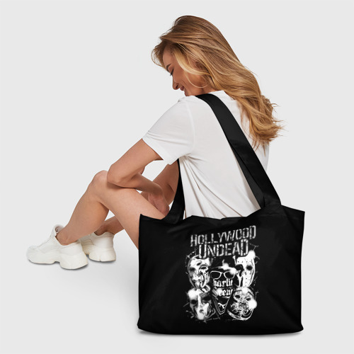 Пляжная сумка 3D Hollywood Undead - фото 6