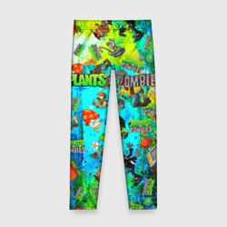 Детские леггинсы 3D Plants vs Zombies