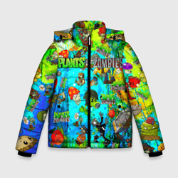 Зимняя куртка для мальчиков 3D Plants vs Zombies